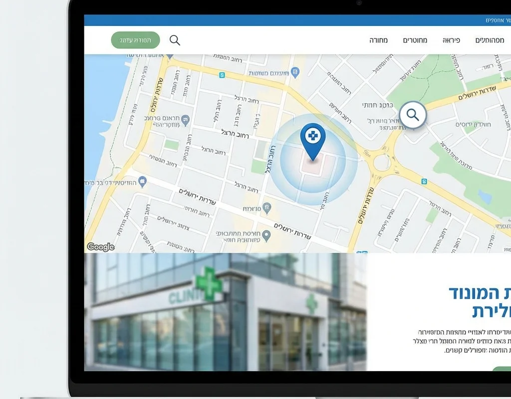 מפת הגעה לקליניקה